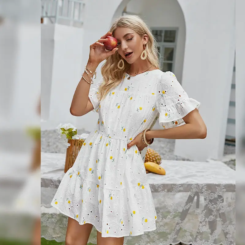 White short beach outlet dress